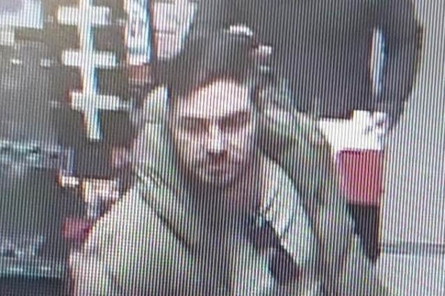 Police want to speak to the man pictured.