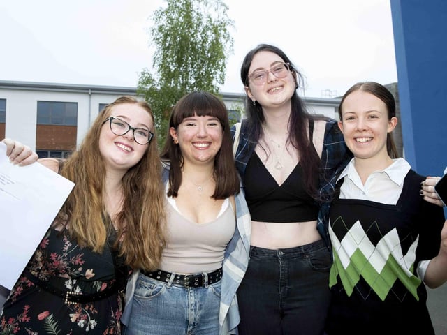 Lilly-Mai Fitzhugh, Lauren Clayton, Naomi Tyrrell and Katie Harris from The Duston School.
