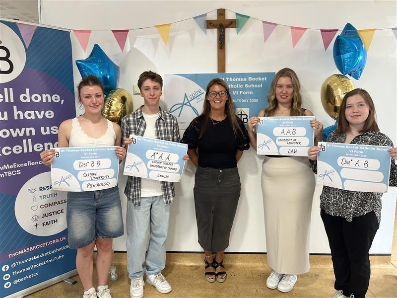 St Thomas Becket Catholic School celebrates best ever results
