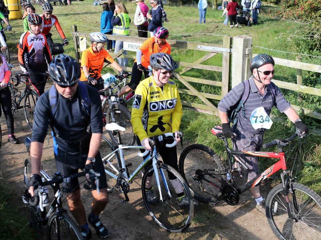 2014 - Cycle for Cynthia event at Lamport Hall to raise money for Cynthia Spencer Hospice.