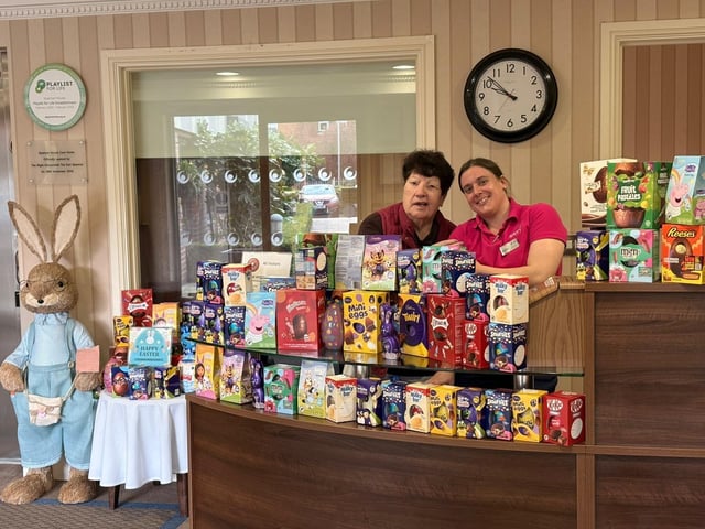 Generous residents support Northamptonshire Easter egg appeal 2026 /Jeanette Walsh