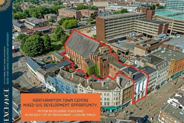 The former Balestra nightclub in Market Square is up for sale at £2.25million