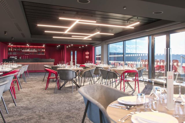 CGI of the bar area in the proposed new executive lounge