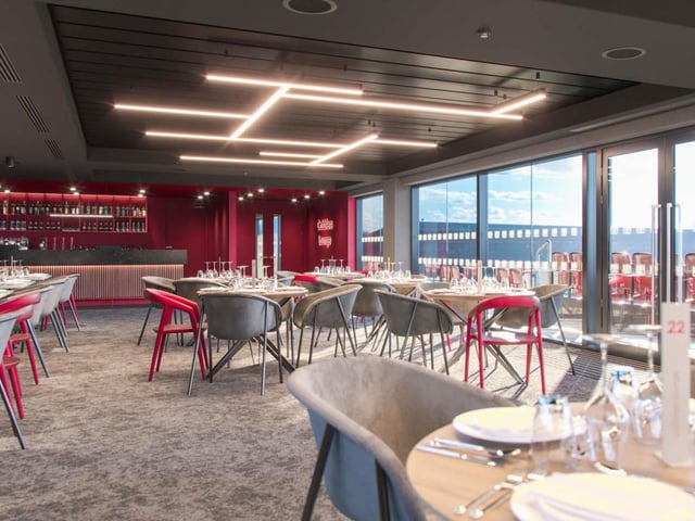 CGI of the bar area in the proposed new executive lounge