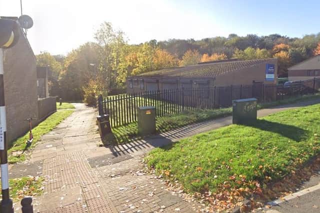 The assault happened on Monday (September 15) between 2pm and 3pm in the underpass near Holmecross Road, Thorplands. Woodview Medical Centre (right).