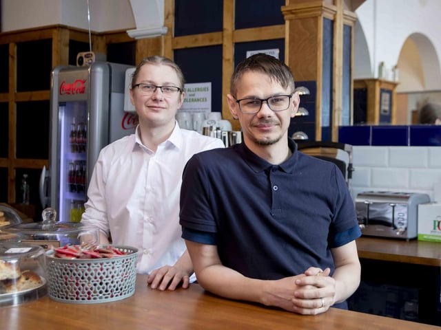 Craig Ryan (right) is one of the pub landlords who bought out Lawrence's along with Martyn Edwards.