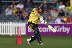 Dawid Malan hammered 91 not out for Gloucestershire in their eight-wicket defeat to Northants Steelbacks on Wednresday (Picture: Jacob Hurry/Gloucestershire Cricket)