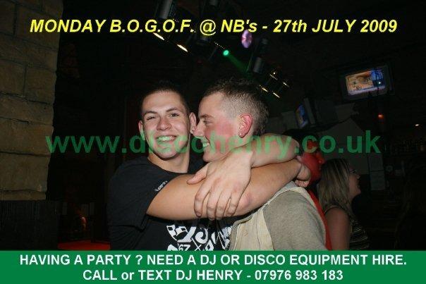 A BOGOF night out at Rev's and NB's in Bridge Street back in July 2009