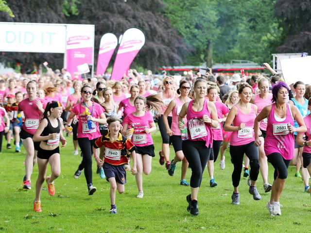 2014 - 5k Race for Life at Abington Park, Northampton.