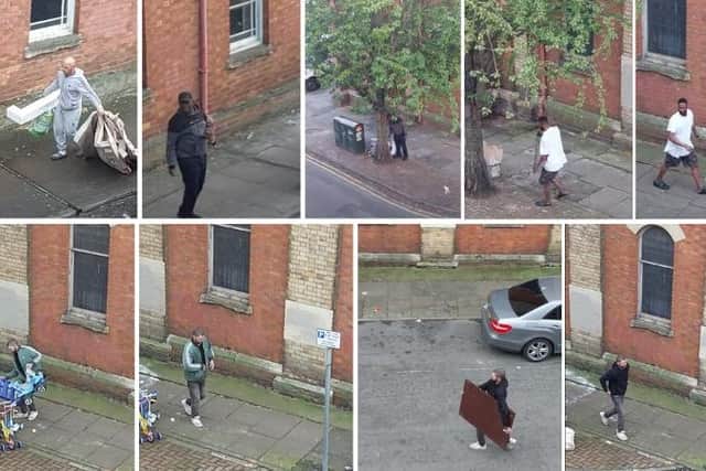 Do you recognise any of these people flytipping in Northampton?