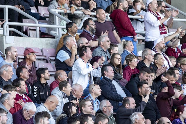 The fans inside Sixfields urged their side to score a fourth at Barrow