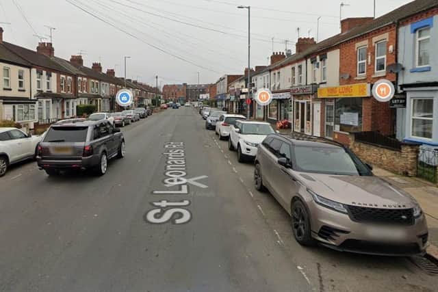 The incident happened in St Leonard's Road, Northampton