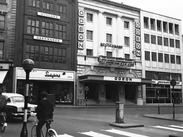 Corner of The Drapery and The Parade, Northampton town centre, August 4, 1965