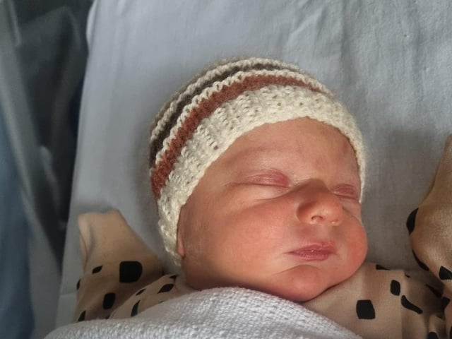 Cody Raye born at 4.46am on January 4 at Northampton General Hospital, weighing 7lbs 4oz.