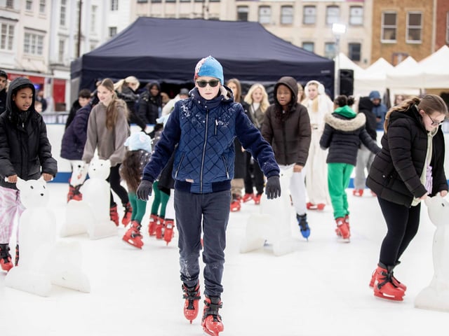 Families enjoyed ice skating, curling and more on Saturday January 18, 2025.