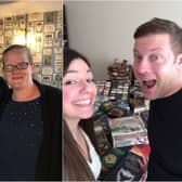 Lee Evans and Dermot O'Leary are among the celebs, which people in Northampton have been photographed with.