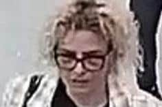 Police would like to speak to the woman in the picture.