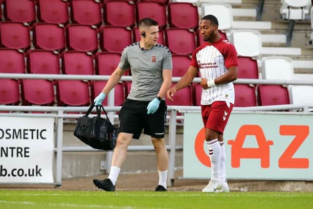 Ali Koiki limped off in midweek