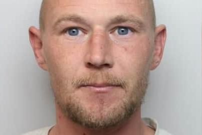 The Rothwell thug strangled his partner of 14 years and left her fearing she was going to die after threatening to ‘put her 10ft under’. 
Charman, 31,  carried out two terrifying domestic assaults in three days, with one sparked by his victim stamping on a packet of biscuits. He also dragged her across a room and hit her head against a cabinet – but suggested bruises on her arms were from playing a ‘dead arm game’ when he was arrested.
Charman, of Field Mouse Close, was jailed for a total of 26 months after admitting common assault and intentional strangulation.