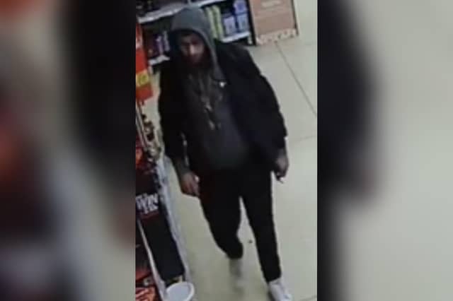 Police want to speak to the man in the image.