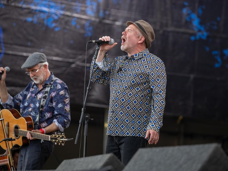 Merry Hell performing on the opening day of Cropredy Convention 2023. Photo by David Jackson.