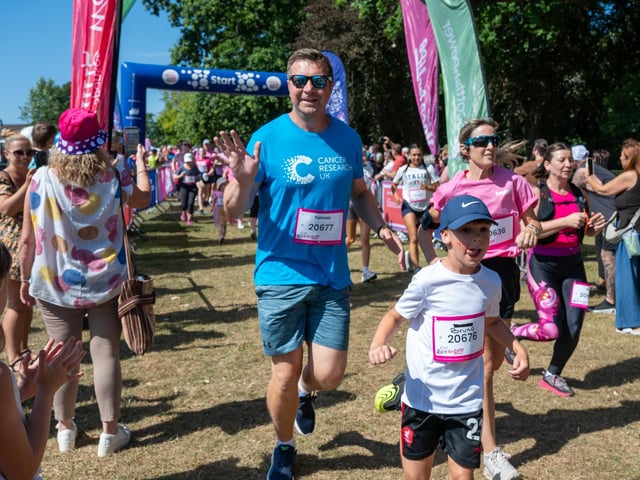 Runners taking part in the Race For Life at Abington Park in Northampton on Sunday, July, 12, 20026. Photo by David Jackson.