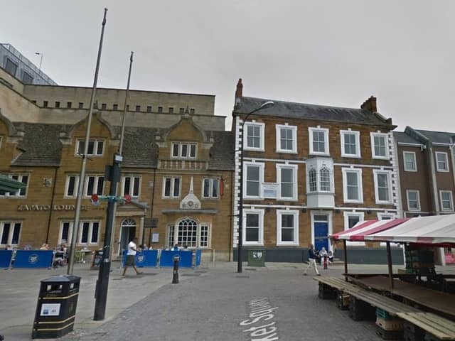 Beethoven House (right), in Market Square, could be converted into a 20-bed HMO