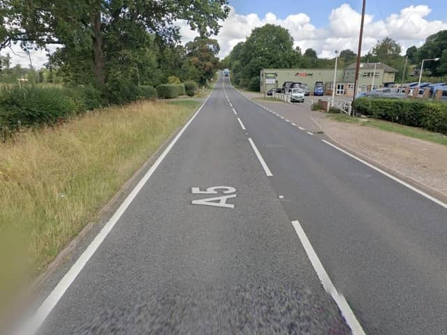 A woman sadly died following a collision on the A5 in Northamptonshire between Watford Gap and Crick.