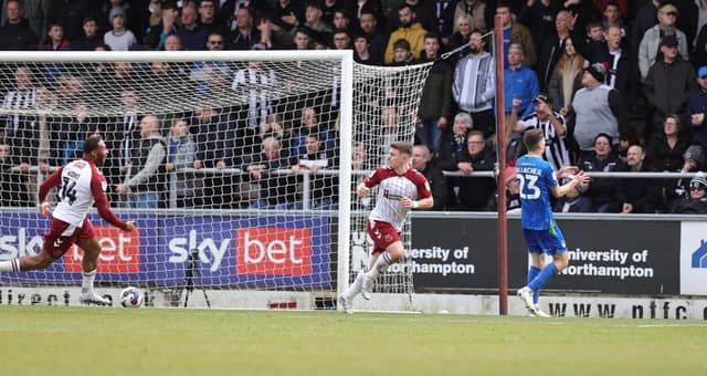 Sam Hoskins has been rated as Northampton Town's best-performing player so far this season by the whoscored.com website.