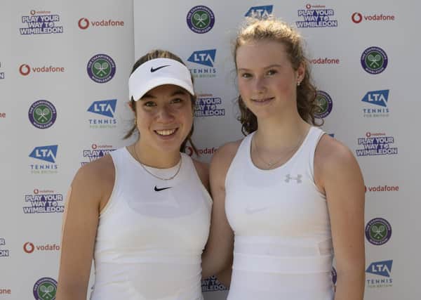 Megan Ransford and Charlotte Johns were Wimbledon winners (picture: imagecomms)