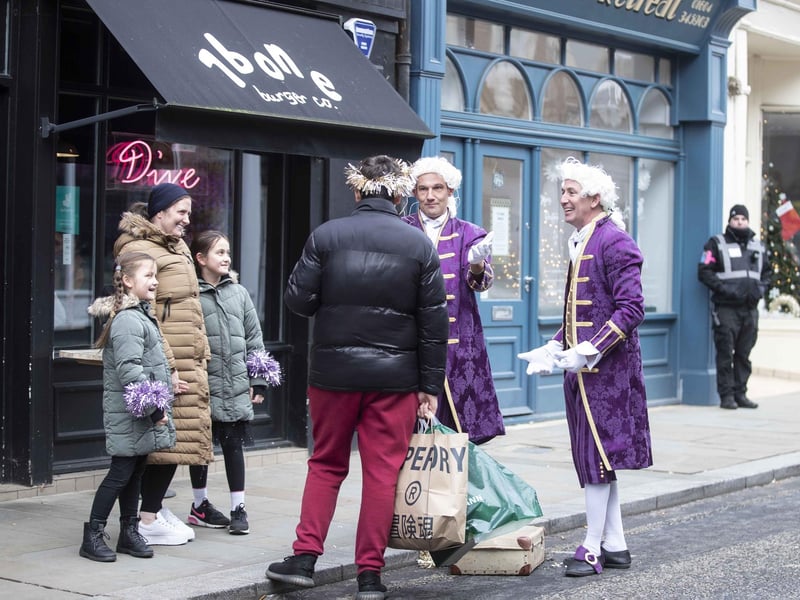 St Giles’ Street was closed to traffic to allow shoppers to walk freely down the road, which created a welcoming, community feel.