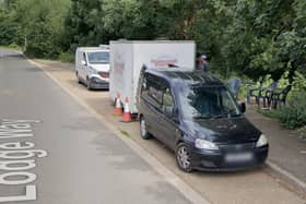 Keith's Hamburger Station says flytippers have been regularly dumping behind his truck in Lodge Farm Industrial Estate for years
