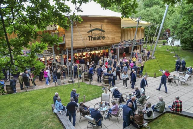 Kilworth House Theatre is in a woodland setting