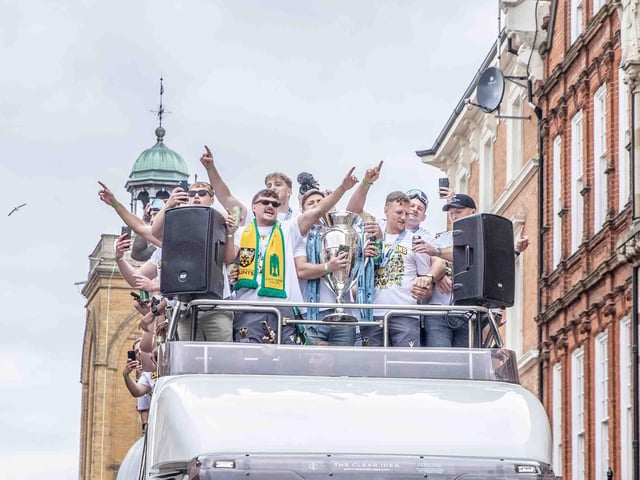 Saints players, coaches and staff celebrated with fans in Northampton town centre on Sunday (June 9) after winning the Gallagher Premiership title at Twickenham on Saturday (June 8).