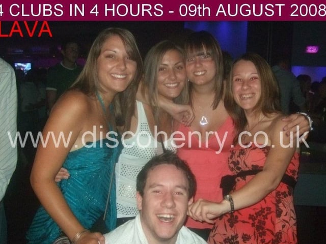 Nostalgic pictures from nights out at Lava and Ghost in August 2008