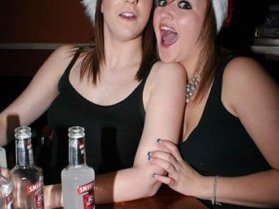 Nostalgic pictures from a festive night out on the town