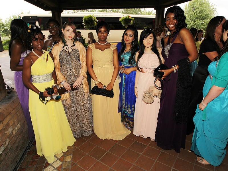 Northampton Academy prom at Kettering hotel and spa in 2012.