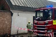 Four pumps and the aerial appliance were on scene to deal with the blaze.