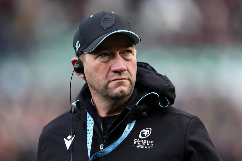 Cardiff head coach Corniel Van Zyl (photo by David Rogers/Getty Images)