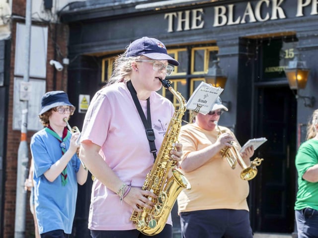 The sun shone as the carnival parade made its way through Northampton town centre on Saturday June 10.