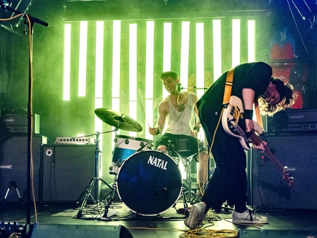 Hex Girlfriend on stage at the Multitude Festival at the Craufurd Arms in Milton Keynes on Sunday, August 8. Photo by David Jackson.