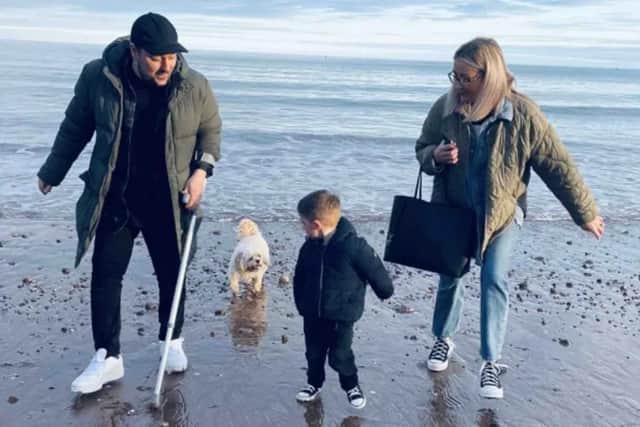More than £35,000 has been raised in just over a week since the online fundraising page was set up by Justin's partner Becky.