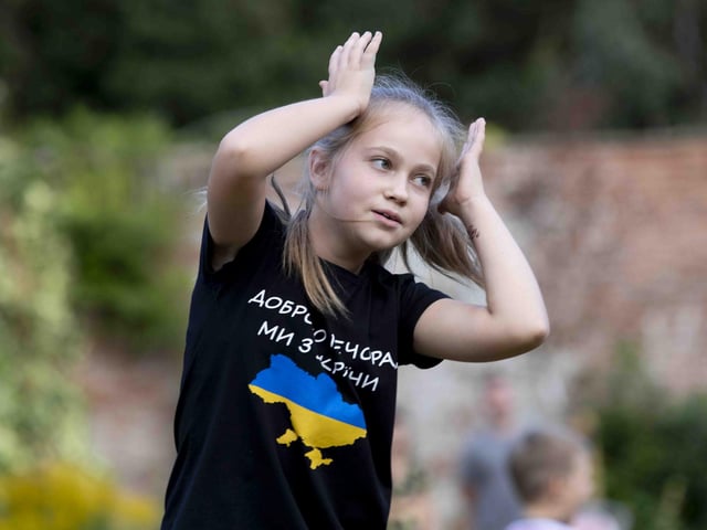 Delapré Abbey hosted the event on August 24, which saw people come together to celebrate the Ukrainian culture and pray for the country.