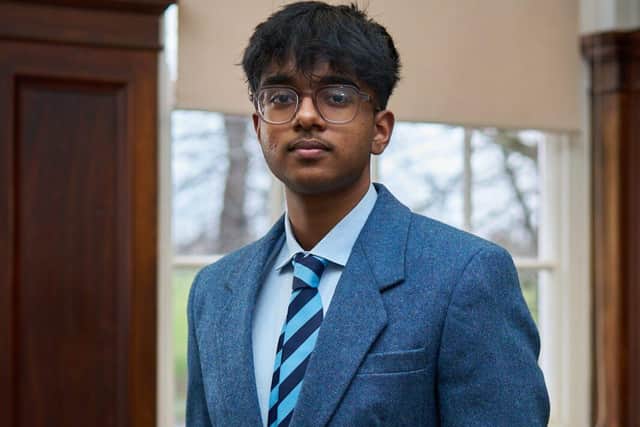 Apy achieved 9 A* grades and 1 A grade.