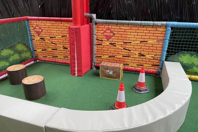The revamped soft play.