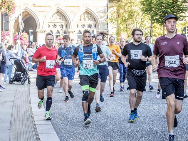 Hundreds of runners took part in the half marathon on Sunday September 15, 2024.