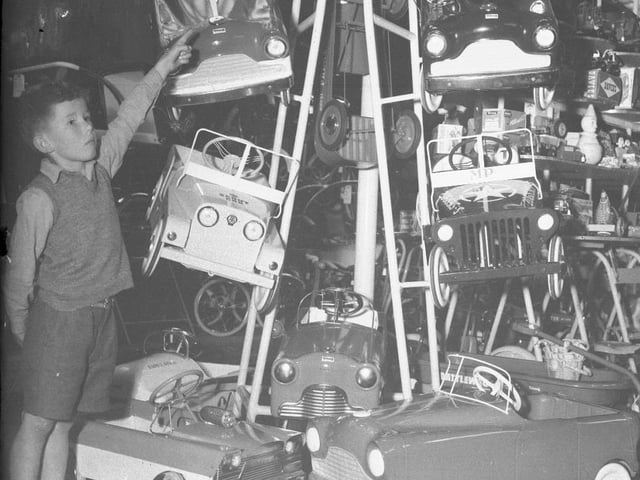 Coldhams toy shop, Northampton, September 14, 1959