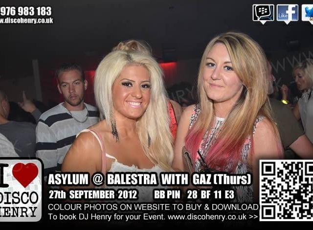 Nostalgic pictures from a 2012 night out at Balestra