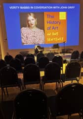 When it's a book launch of course you have a COVERsation!
