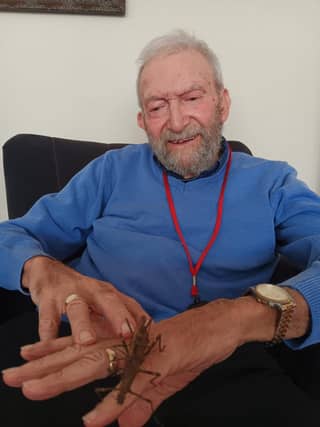 Resident John enjoyed the stick insects and learning more about them
